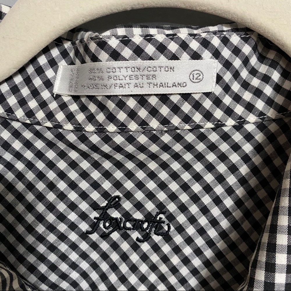 Foxcroft Lightweight Gingham Zip Up Jacket - Picture 3 of 7